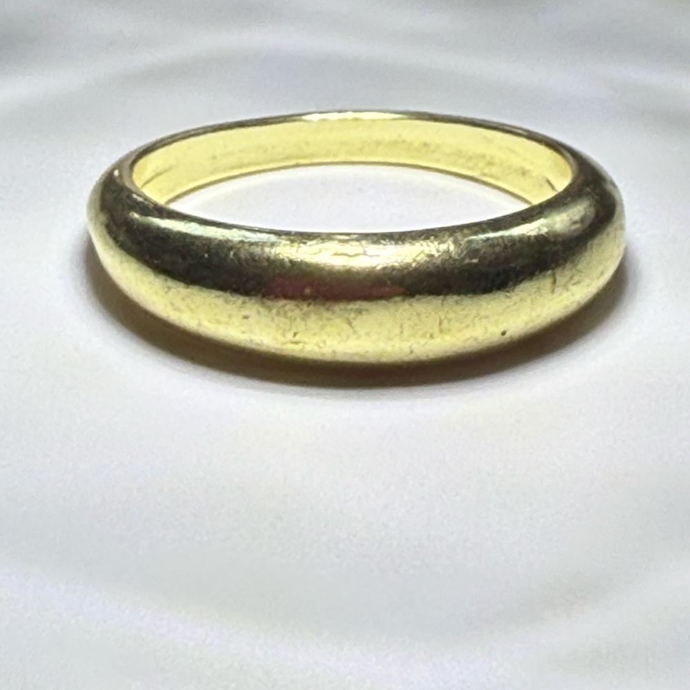 10k Gold plated Ring! Size 7